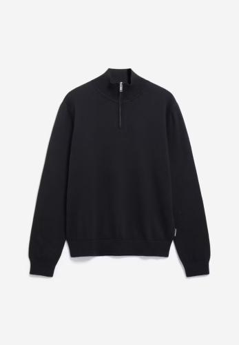 Sweater Armedangels Faabes Half Zip black
