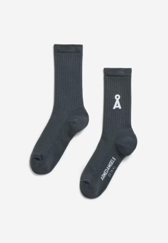 (w) Socken Armedangels Saamus Bold space steel