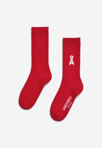 (w) Socken Armedangels Saamus Bold scarlet red