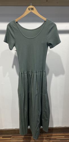 (w) Dress 250079 khaki