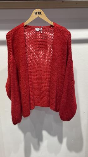 (w) Strickjacke Bernadette 3422B ruby red