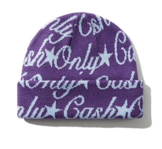 Mtze Cash Only Script purple