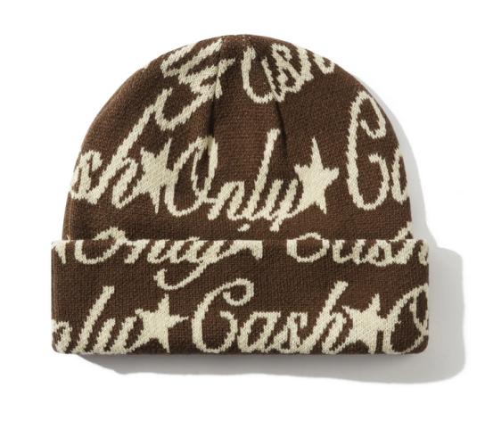 Mtze Cash Only Script brown