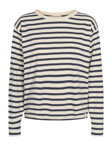 (w) Longsleeve Esm Studios ESSigne Striped blue nights