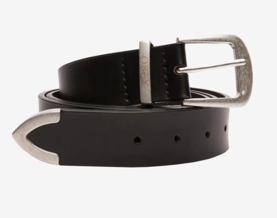 Grtel Obey Leather black