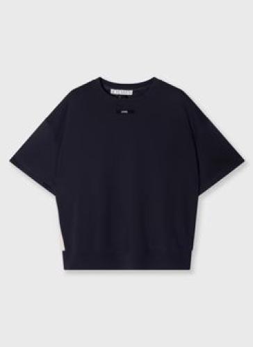 (w) Sweater 10Days Short Sleeve Patch dark navy