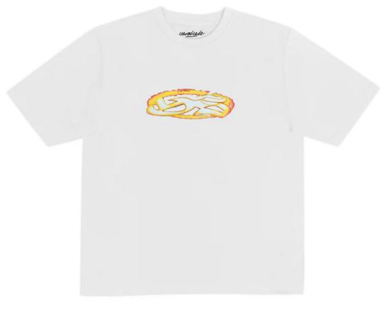 T-Shirt Yardsale XXX YS Fire white