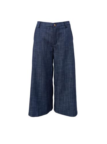 (w) Pant Black Colour BCBOX Culotte navy denim