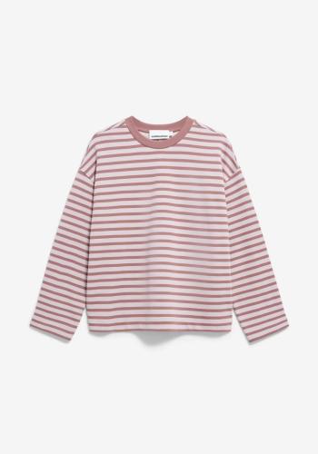(w) Sweater Armedangels Frankaa Maarlen Stripe grape dark berry