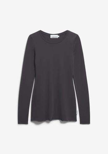 (w) Longsleeve Armedangels Einiaara Soft dark steel