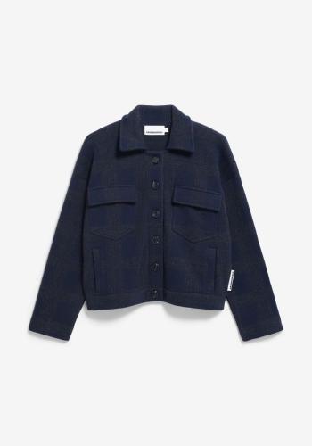 (w) Jacke Armedangels Joaalison Check night sky-steel
