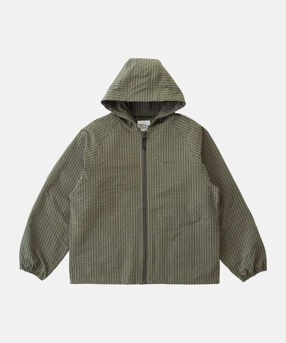 Jacke Gramicci Northside Plaid Hooded olive