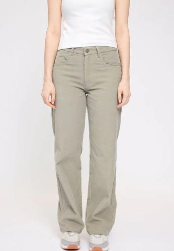 (w) Pant Mazine Corduroy Wide Leg light khaki