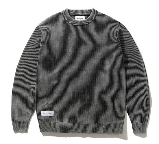 Strickpullover Butter Goods Bleach Knit black