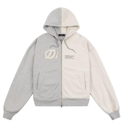 Zip-Hooded Dime Reverse French Terry heather grey