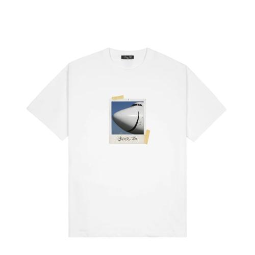 T-Shirt Dime Plane white