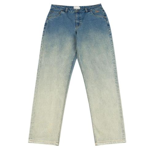 Jeans Dime Straight Denim dipped sandblasted indigo