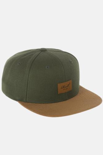 Cap Reell Suede dark olive