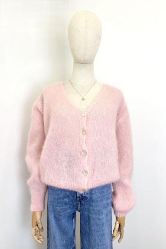 (w) Cardigan 82257 baby pink