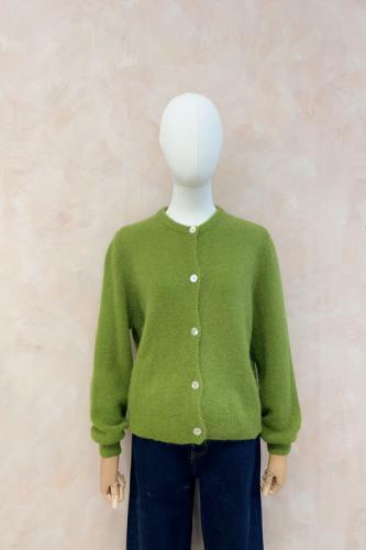 (w) Cardigan 7517 vert olive