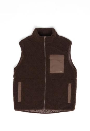 Weste Mazine Padded Sherpa chocolate