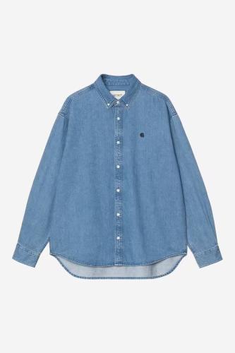 Hemd Carhartt WIP Lucas blue stone washed