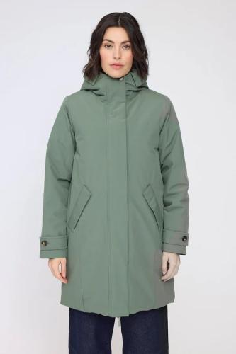 (w) Parka Mazine Functional Padded jade