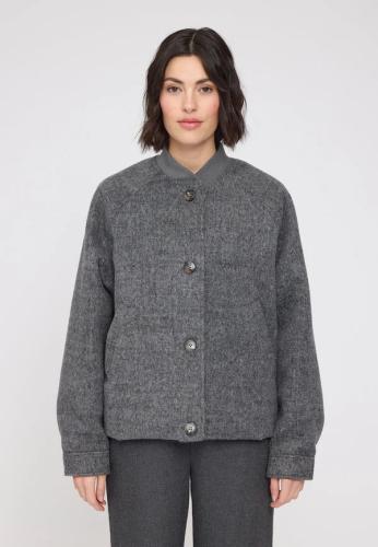 (w) Jacke Mazine Vegan Wool Bomber anthracite