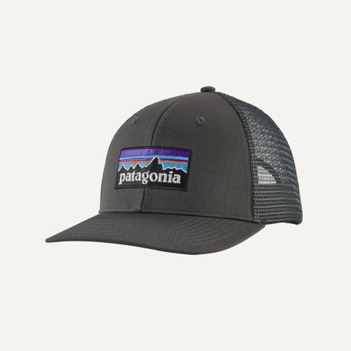 Cap Patagonia P-6 Logo Trucker Hat forge grey