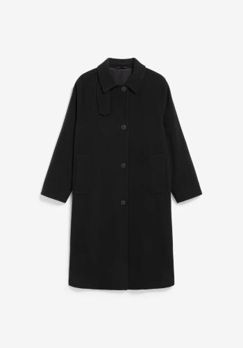 (w) Mantel Armedangels Vaanoise Wool black