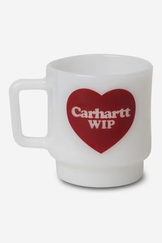 Tasse Carhartt WIP Heart Glass white