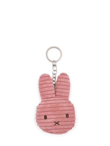 Miffy Keychain Flat Corduroy dusty rose