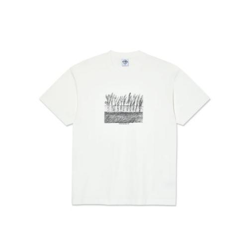 T-Shirt Polar Skate Co. Fence cloud white