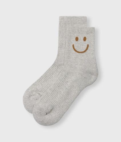 (w) Socken 10DAYS Smile light grey
