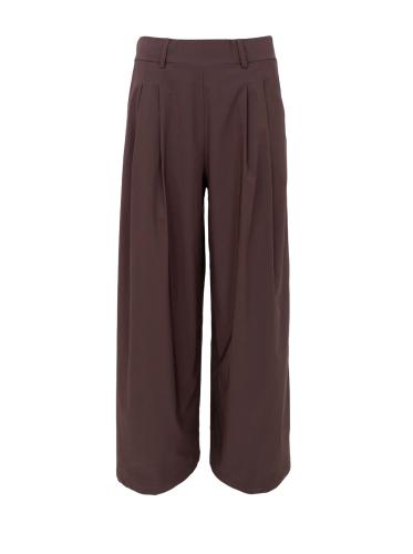 (w) Pant Black Colour BCDAVINA Wideleg coffee
