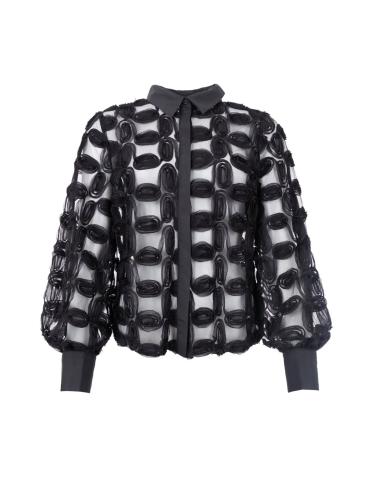 (w) Bluse Black Colour BCVIOLET black