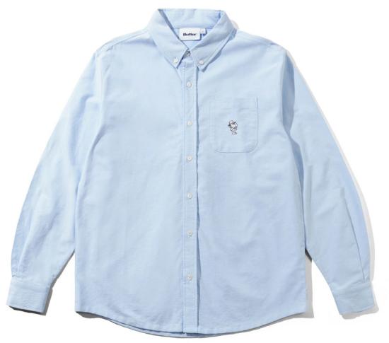 Hemd Butter Goods Spike Oxford blue