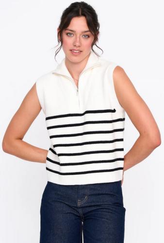 (w) Pullover 24Colours black / creme