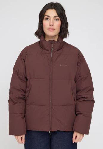 (w) Jacket Mazine Loose Fit Puffer deep mahogany