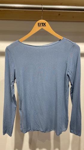 (w) Longsleeve Viskose/Cashmere blue