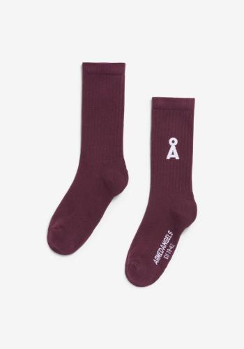 (w) Socken Armedangels Saamus Bold dark cranberry