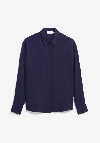 (w) Blouse Armedangels Larisaana Longsleeve tinted navy