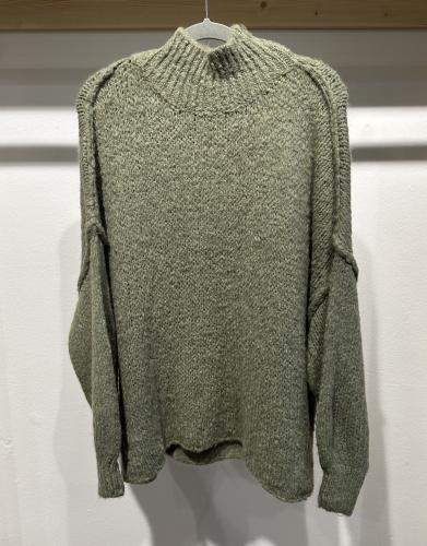 (w) Strickpulli 50168 sage