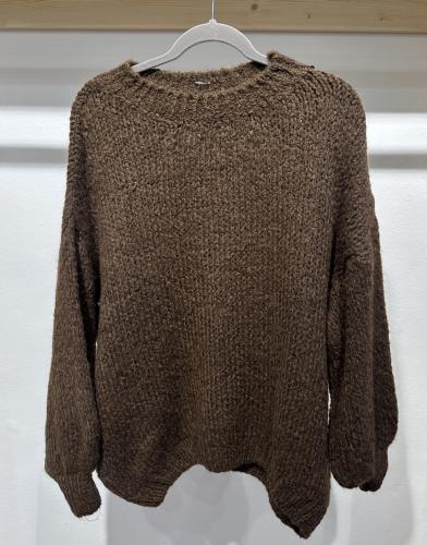 (w) Strickpulli 6100 chocolate