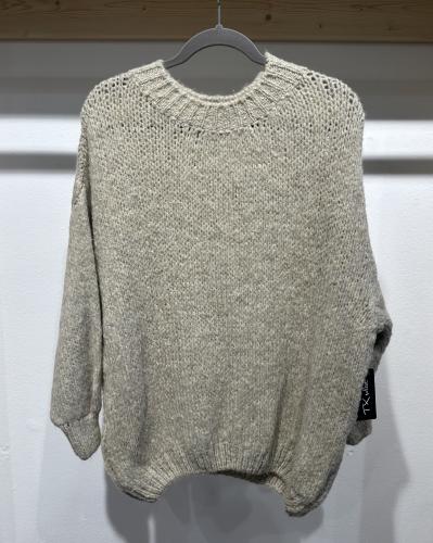 (w) Strickpulli 6100 beige