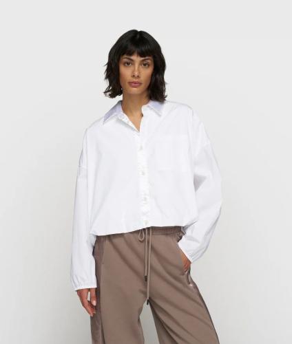 (w) Blouse 10Days Cropped Smoking white