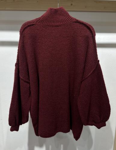 (w) Strickpullover MG0755 burgundy