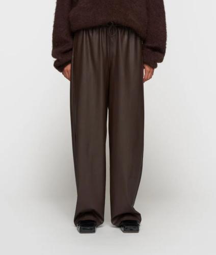 (w) Pant 10DAYS PU Western deep wine
