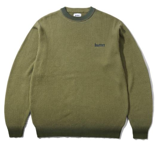 Sweater Butter Goods Faded Knit algae