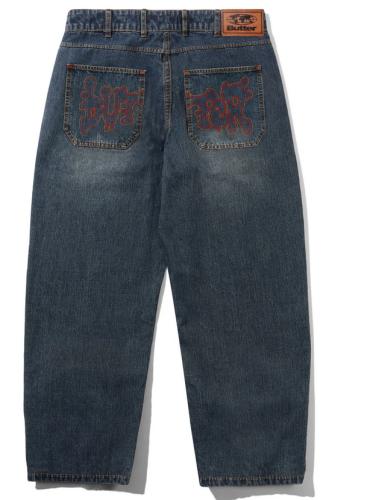 Jeans Butter Goods Blotch streaky navy